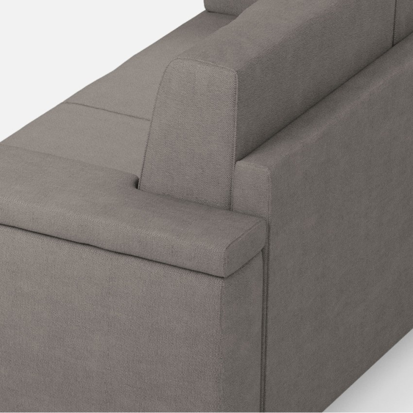 Modern 3-Seater Fabric Sofa 208cm Marrak 180 — 5