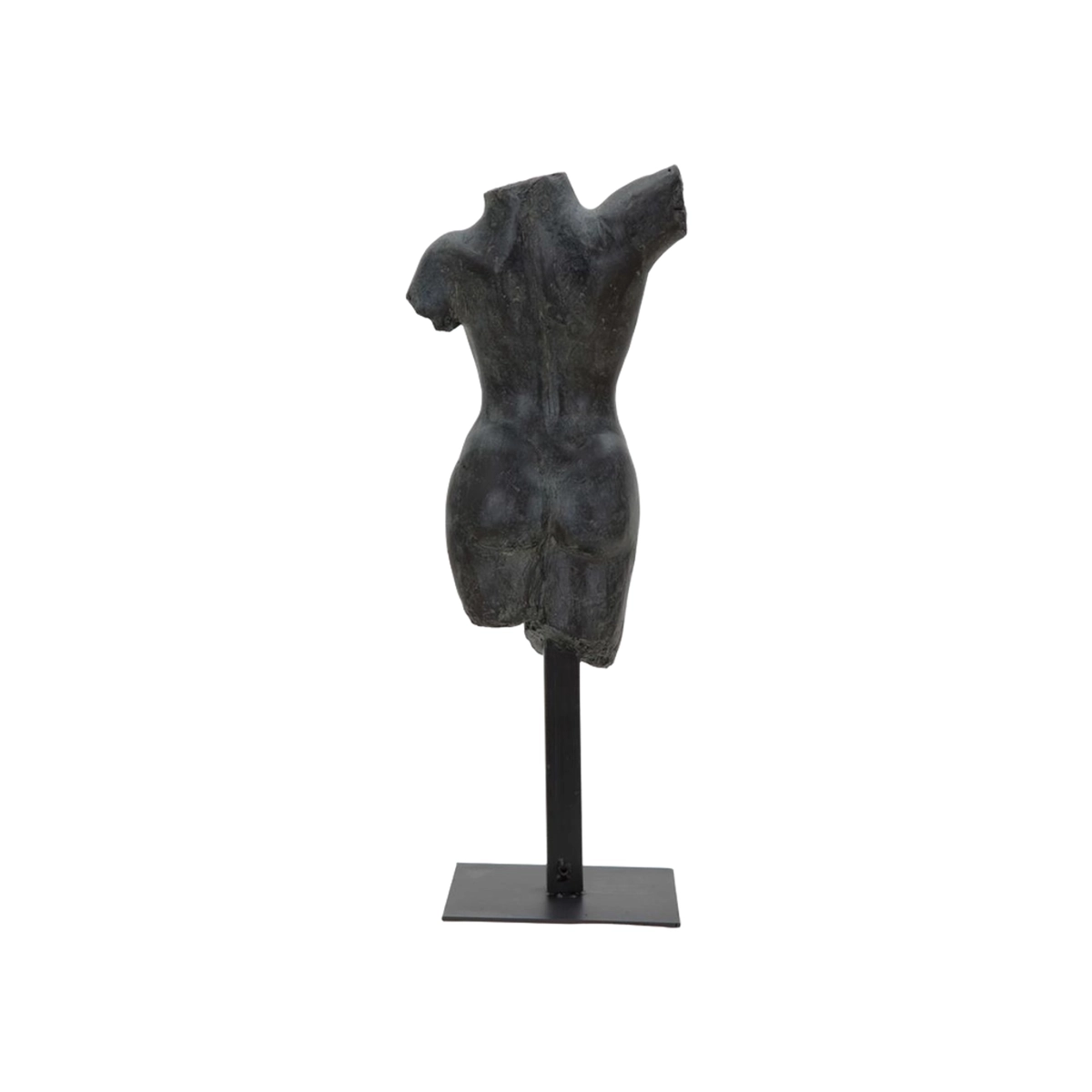 Decorative Woman Bust Sculpture Afrodite in Black Resin — 5