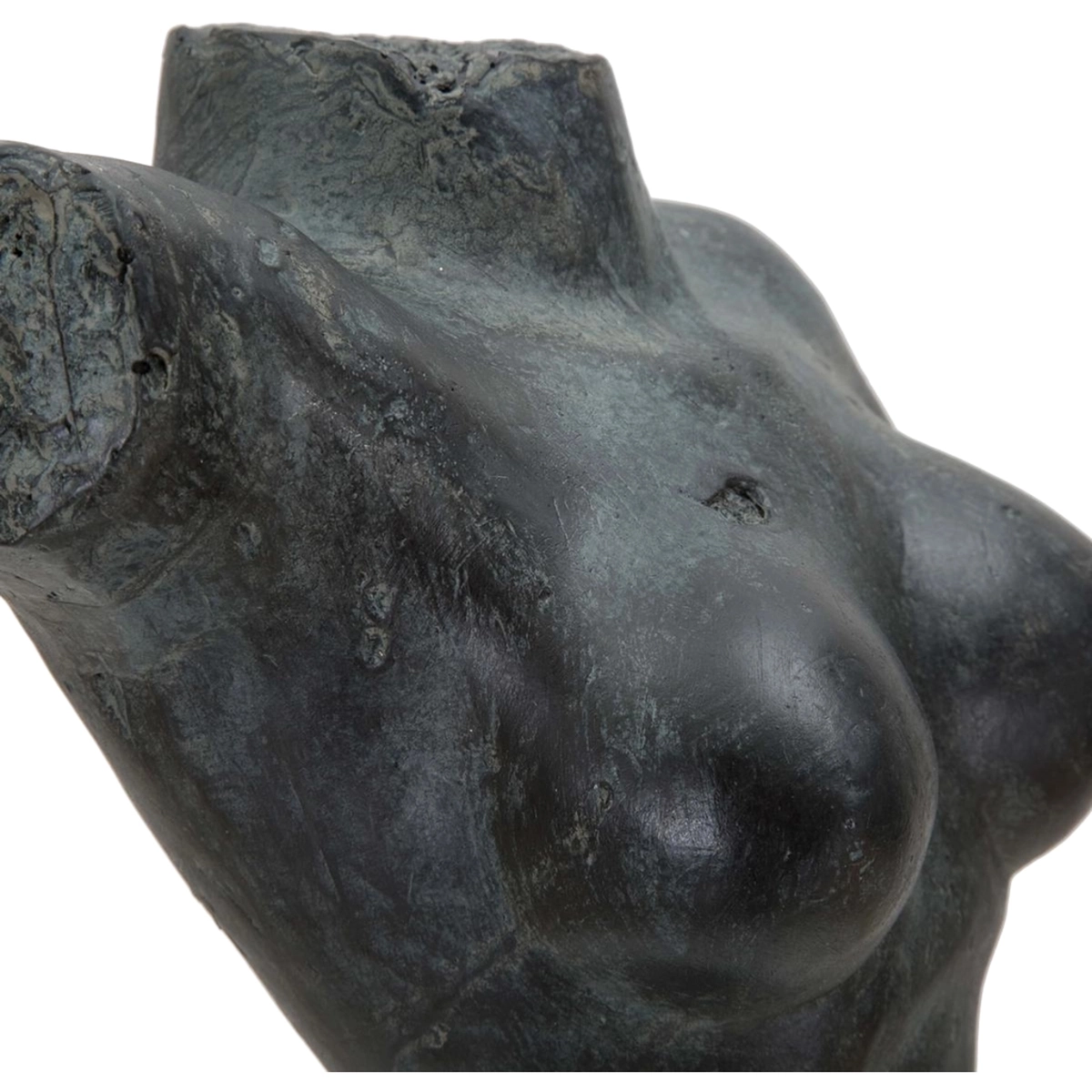 Decorative Woman Bust Sculpture Afrodite in Black Resin — 4