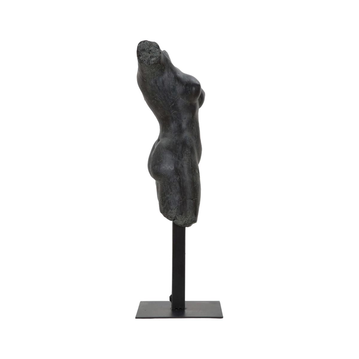 Decorative Woman Bust Sculpture Afrodite in Black Resin — 3