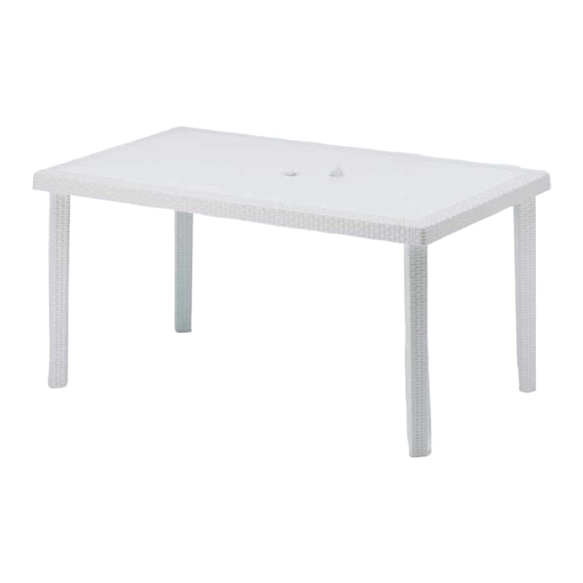 Rectangular Outdoor Table 150x90 cm in Polyrattan Boheme Grand Soleil — 1