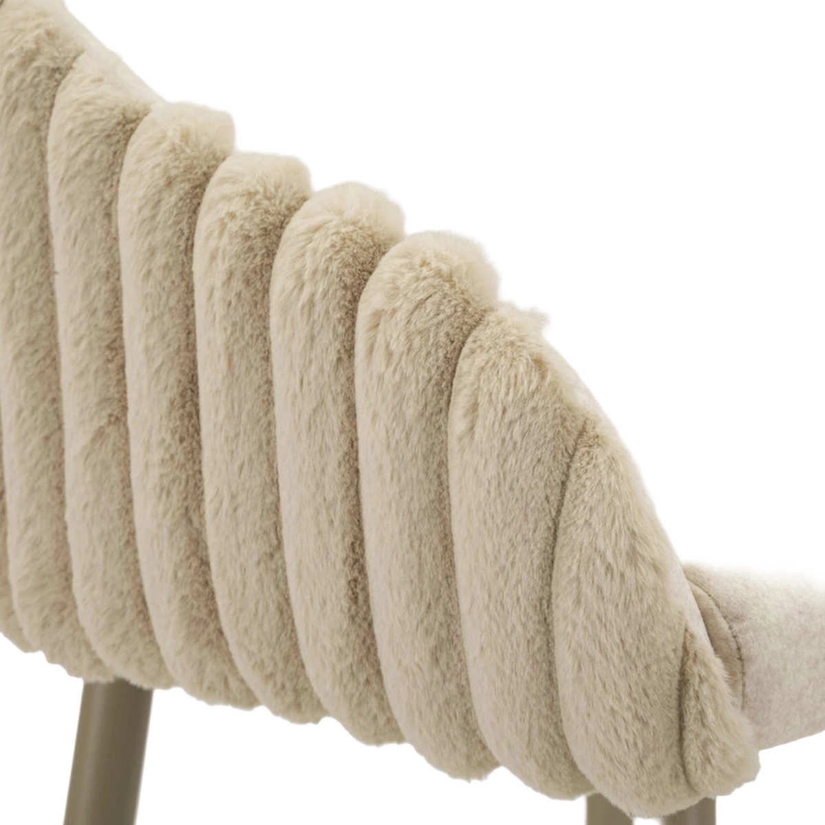 Set of 2 upholstered bar stools with backrest Alaska A — 6