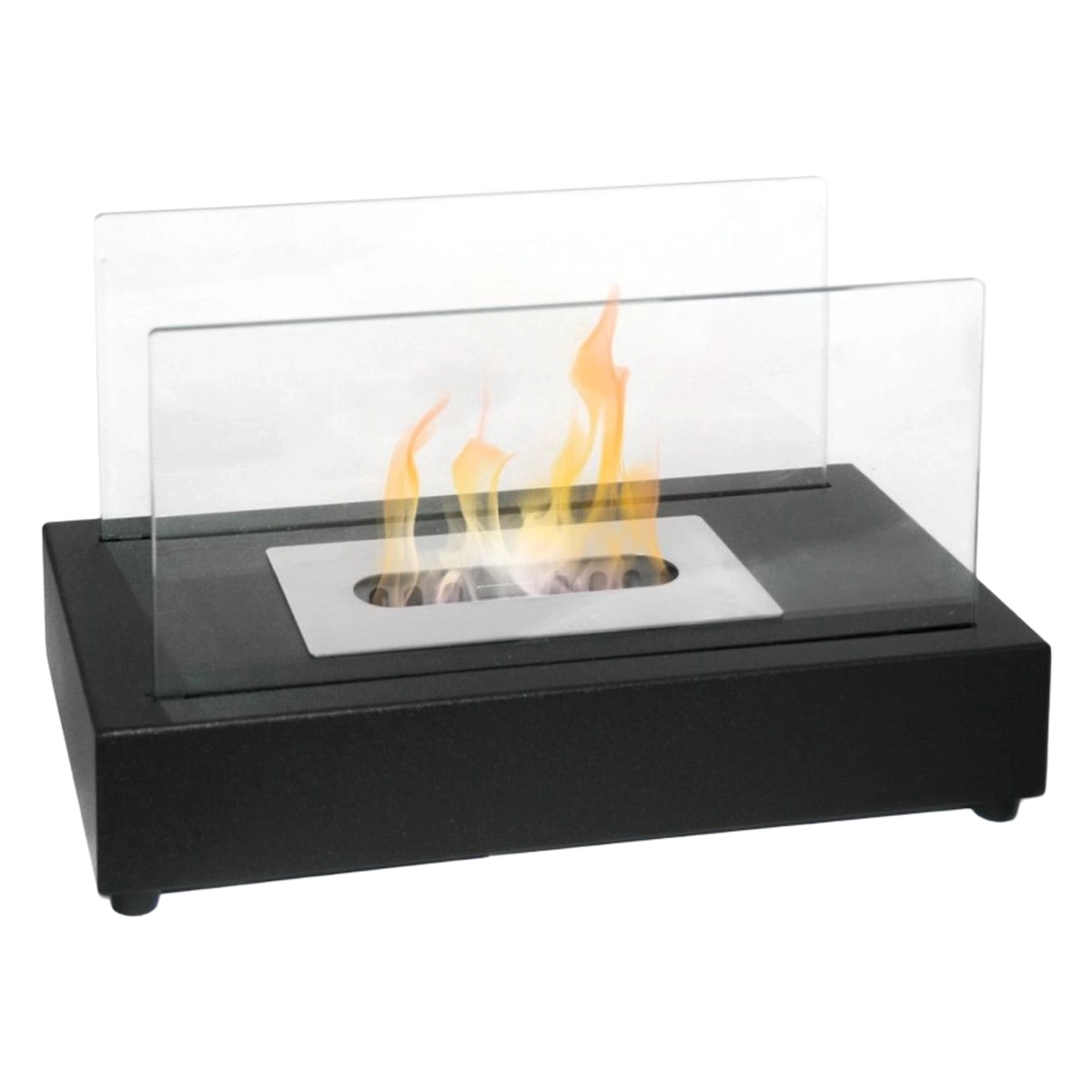 Berlino Tabletop Bioethanol Fireplace with Tempered Glass Divina Fire — 1