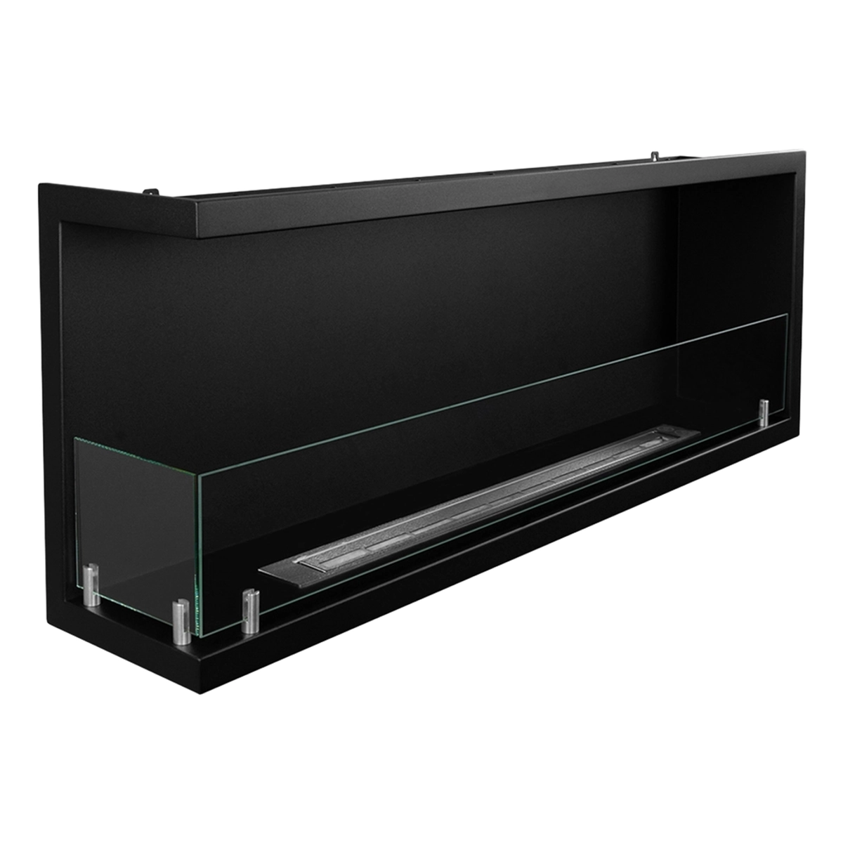 Built-in Corner Bioethanol Fireplace Divina Fire Sutri 120 DF1200 — 4