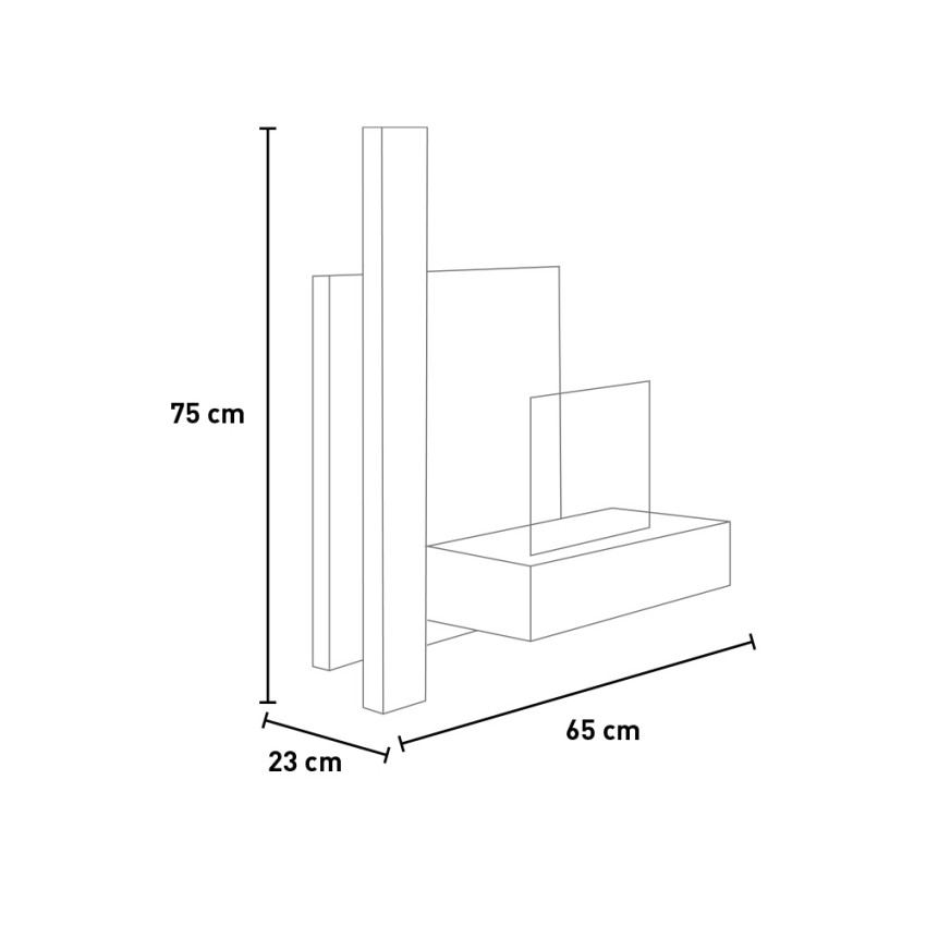 Vienna Wall-Mounted Bioethanol Fireplace in Steel Divina Fire — 10