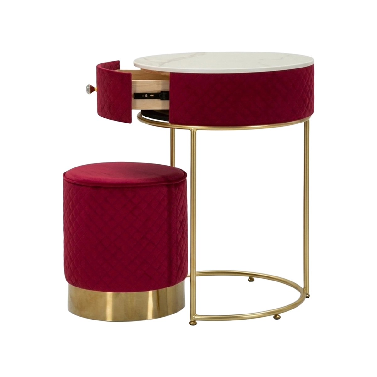Vellit Dressing Table and Stool Set Mauro Ferretti — 3
