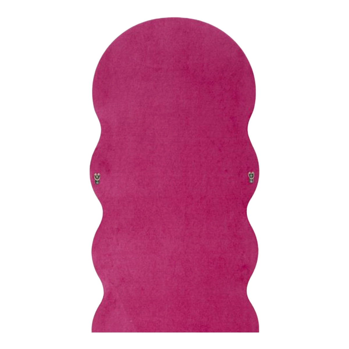 Miki Decorative Velvet-Effect Wavy Wall Mirror 60x160 cm — 6