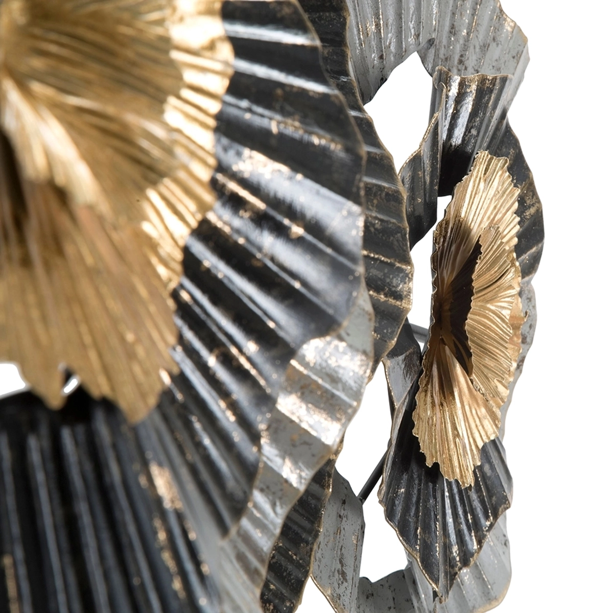 Otos 3D Multicolor Metal Floral Wall Art Decoration — 3
