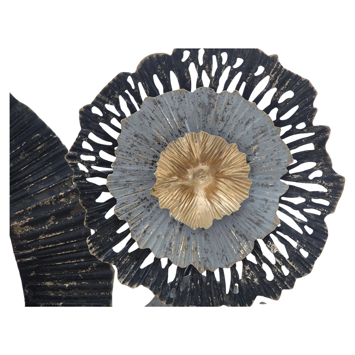 Otos 3D Multicolor Metal Floral Wall Art Decoration — 4