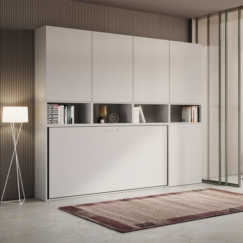 Itamoby Kando C Horizontal Single Murphy Bed Wall Unit with Storage — 4