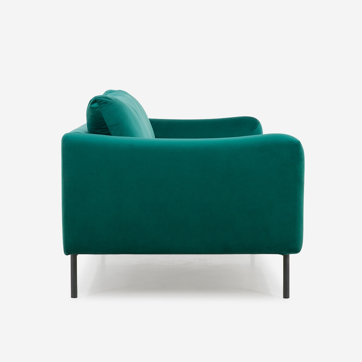 Modern 3-seater dark green velvet sofa Modus Sofà Tashi — 4