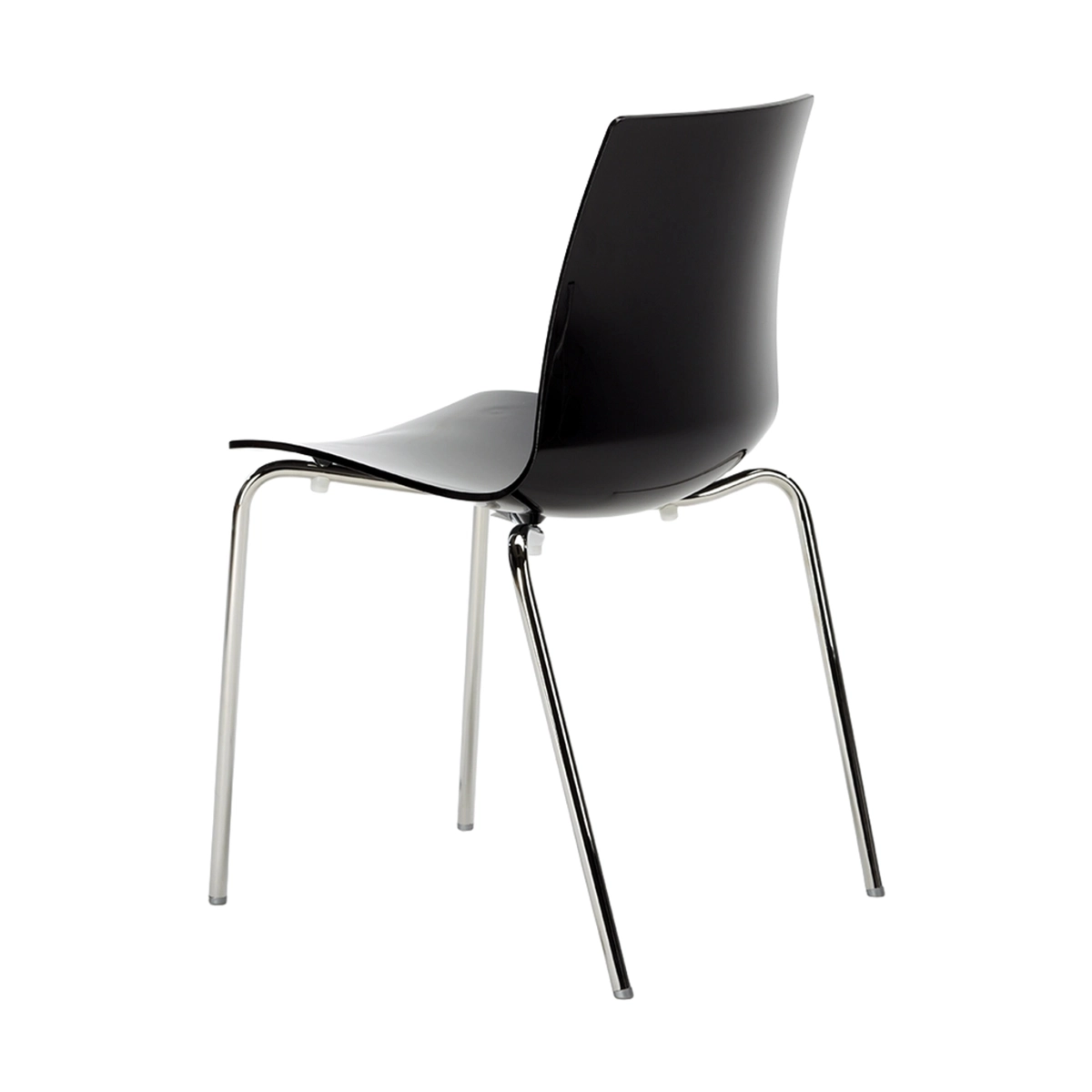 Set of 12 Lollipop Grand Soleil Chairs with Steel Legs for Cafes — 4