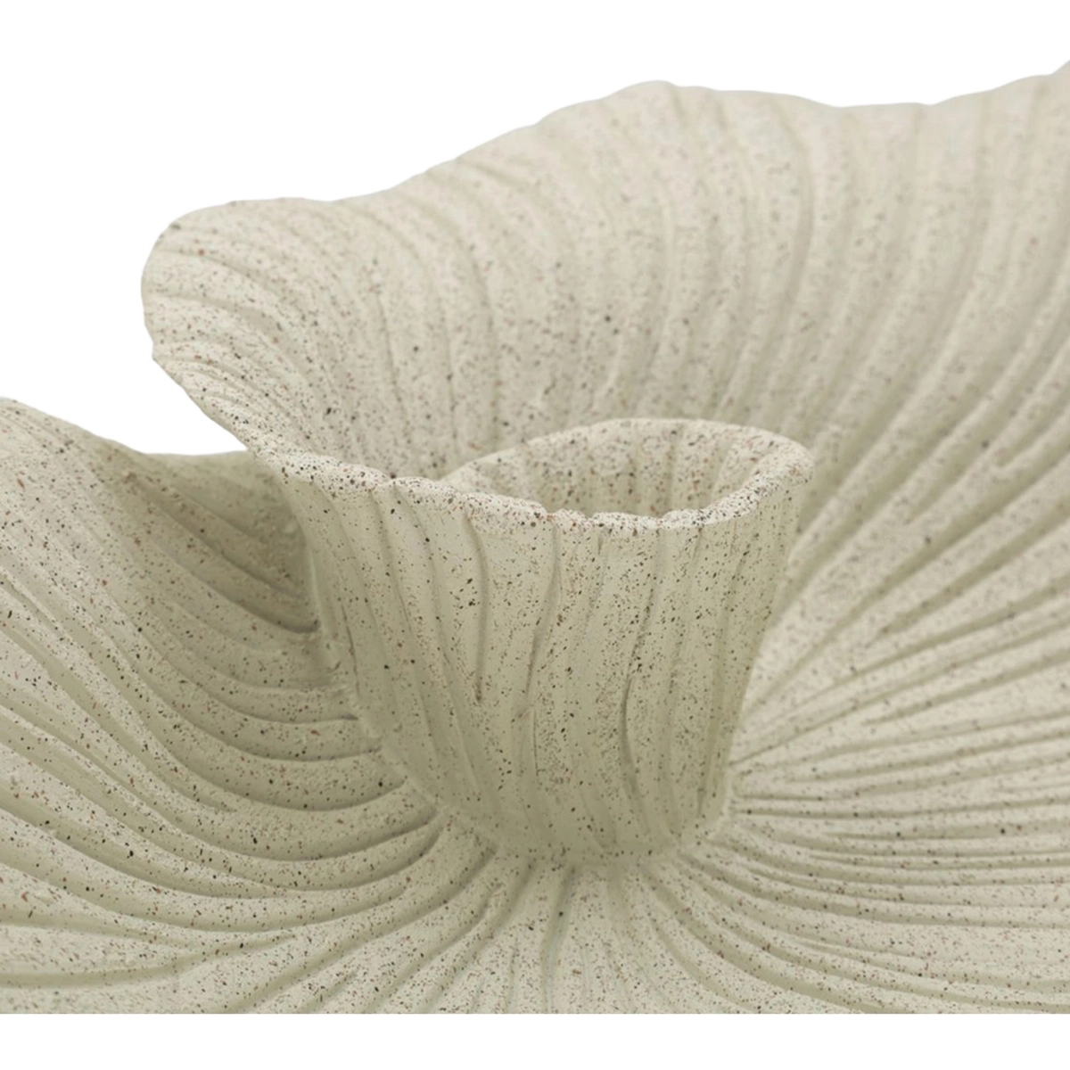 Sand Petal Silhouette Decorative Polyresin Centrepiece Bowl — 3