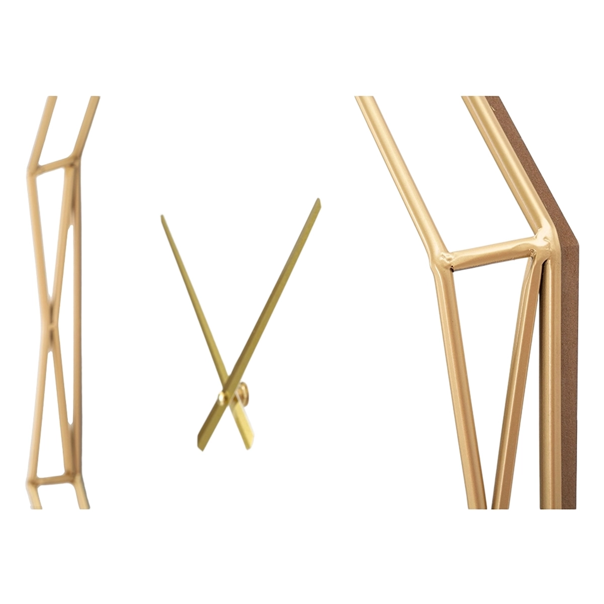 Mauro Ferretti Octagonal Gold Metal Wall Clock — 5