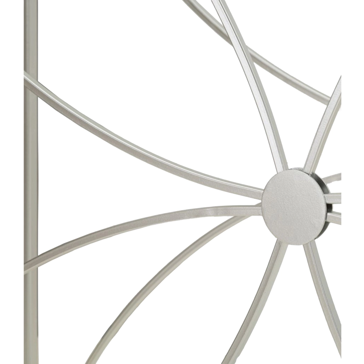 Set of 2 Paradise metal and glass entryway console tables — 5