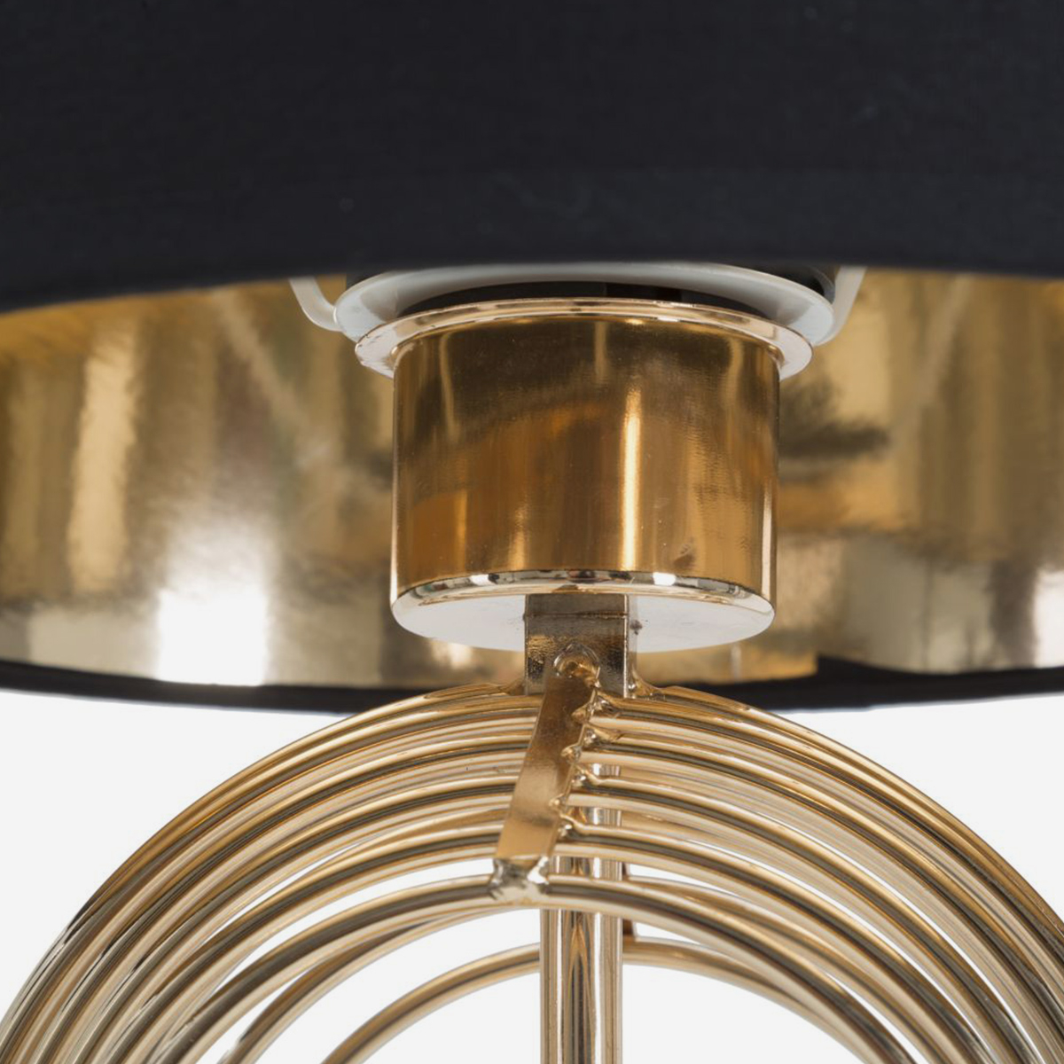 Maxt 44 Metal and Fabric Table Lamp — 3