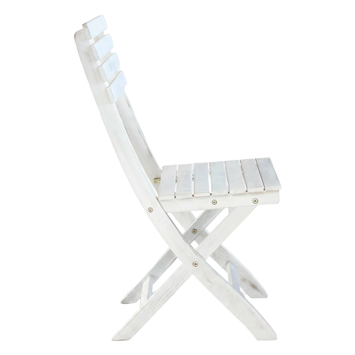 Cosma Dalila Wooden Folding Garden Chair without Armrests — 3