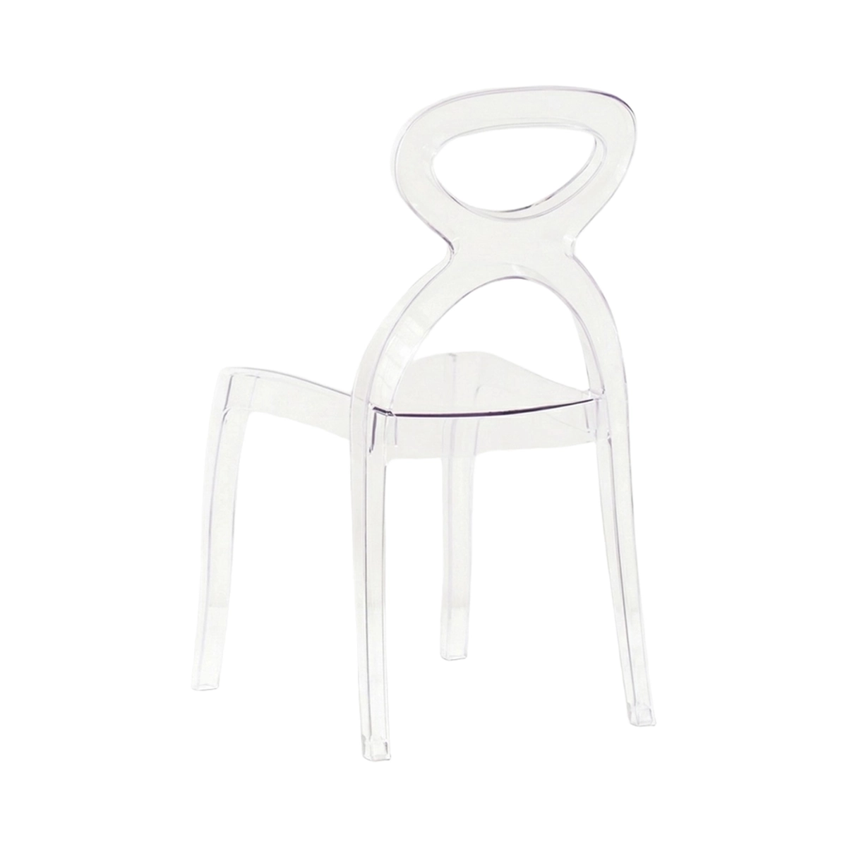 Pigalle Transparent Polycarbonate Dining Chair by Cosma — 3