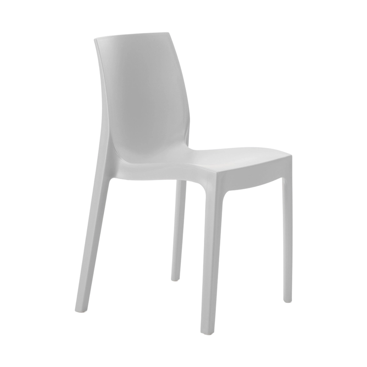 Stackable polypropylene chair for bar and home Grand Soleil Rome — 1