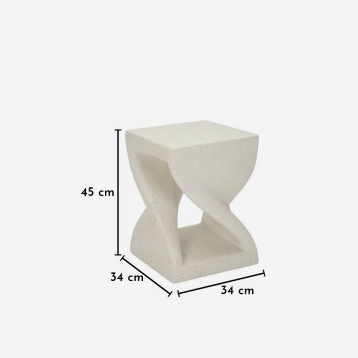 Modern Z Coffee Table in MGO with Twisted Design — 3