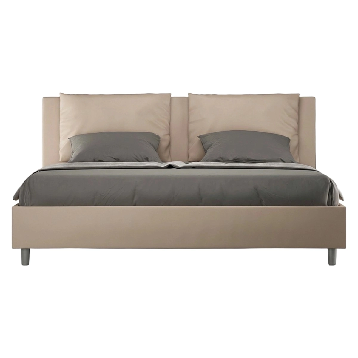 Letto Matrimoniale Rete Contenitore Design Moderno Antea 200x210 — 1
