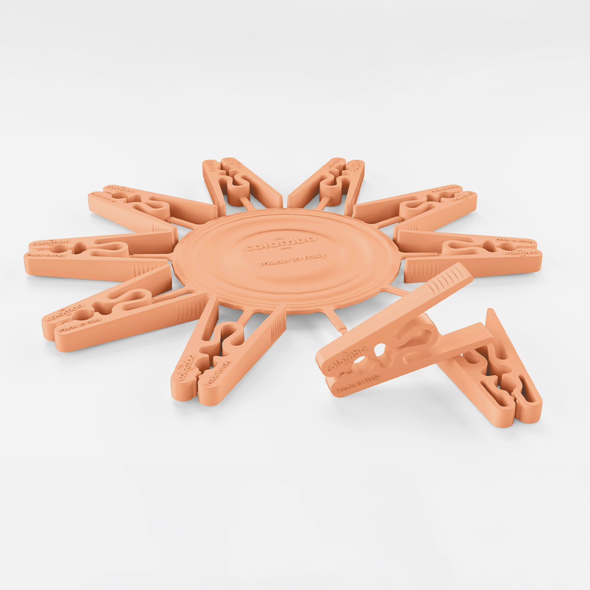 Mollette da bucato in plastica riciclata 20 pezzi Peggy