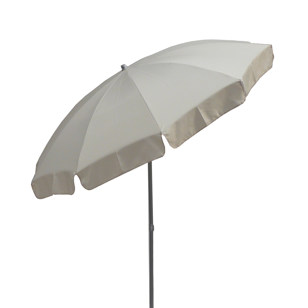 Round Garden Parasol Ø 240cm Novara 114 Maffei Centre Pole Umbrella — 3