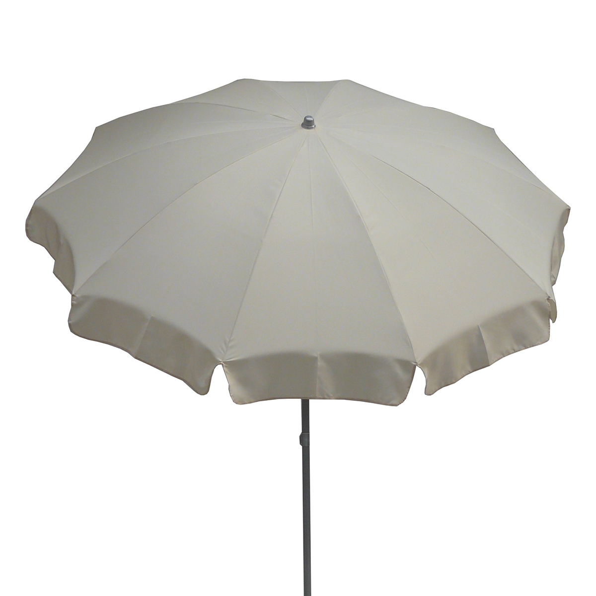 Round Garden Parasol Ø 240cm Novara 114 Maffei Centre Pole Umbrella — 2