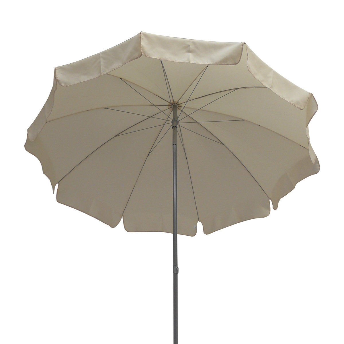 Round Garden Parasol Ø 240cm Novara 114 Maffei Centre Pole Umbrella — 4