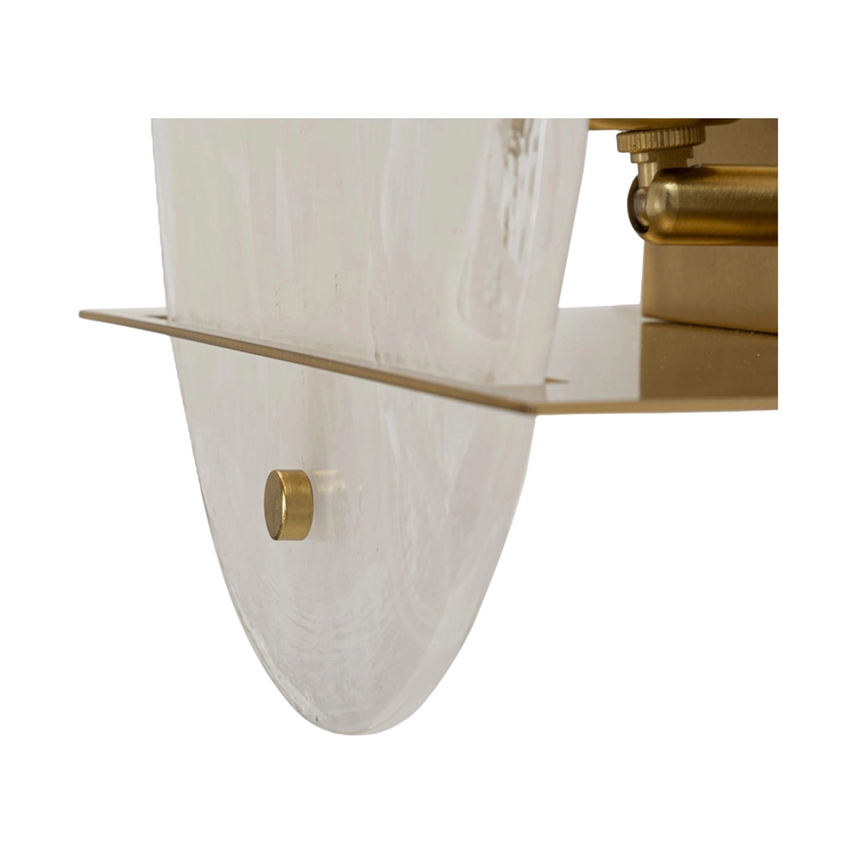 Portlan Wall Lamp in Iron and Glass Mauro Ferretti — 4