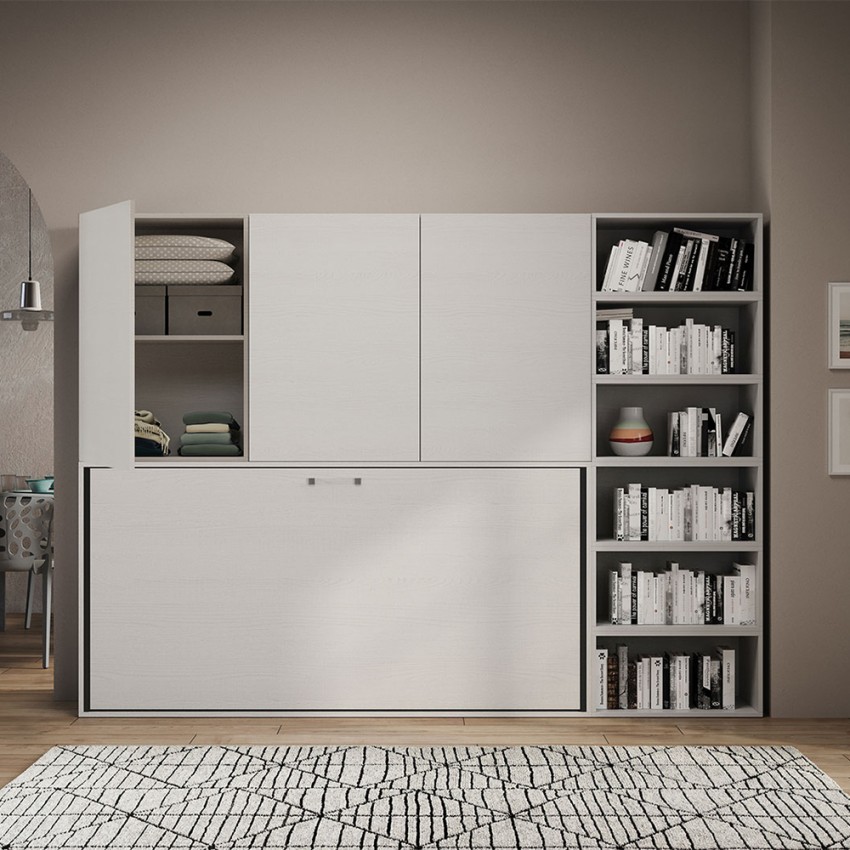 Kando G horizontal single foldaway bed with wardrobe Itamoby — 6