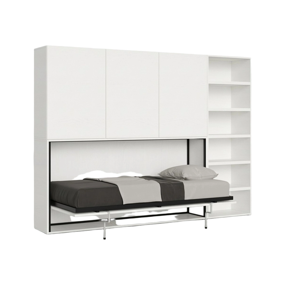 Kando G horizontal single foldaway bed with wardrobe Itamoby — 1