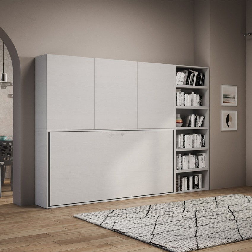 Kando G horizontal single foldaway bed with wardrobe Itamoby — 3