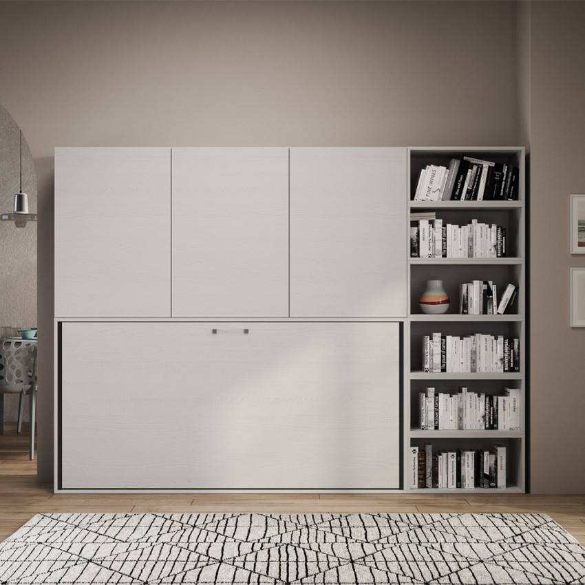 Kando G horizontal single foldaway bed with wardrobe Itamoby — 4