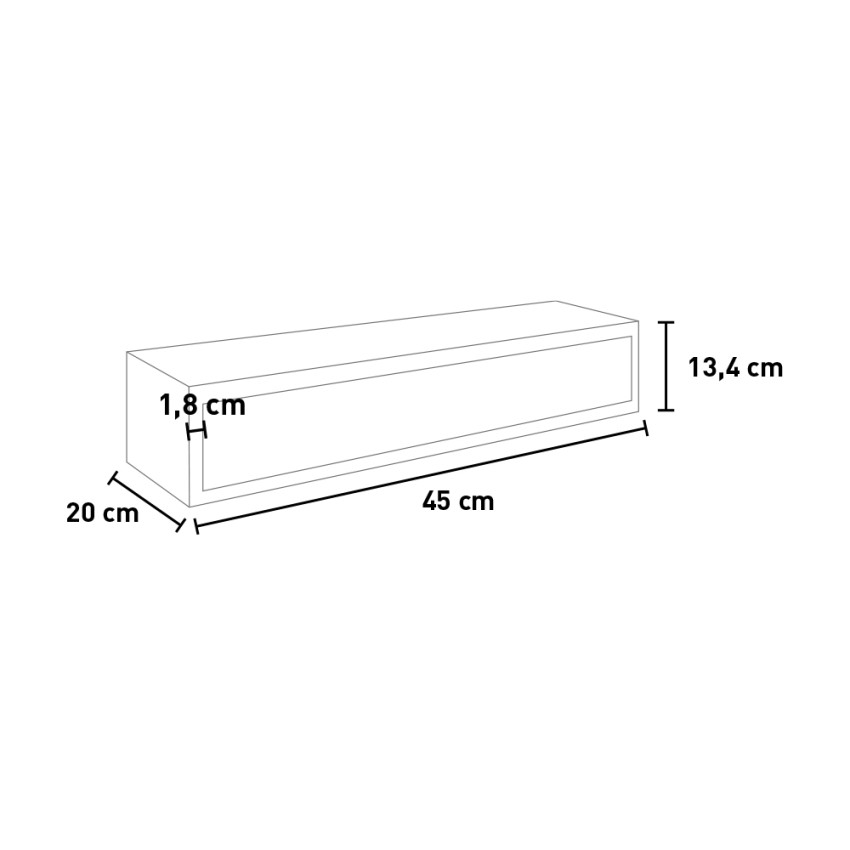 Lego Wall Shelf with Drawer Entryway Living Room Modularredo — 4