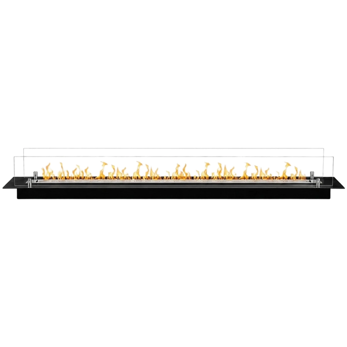 Divina Fire DF1200V Recessed Bioethanol Burner with Glass 119cm — 3