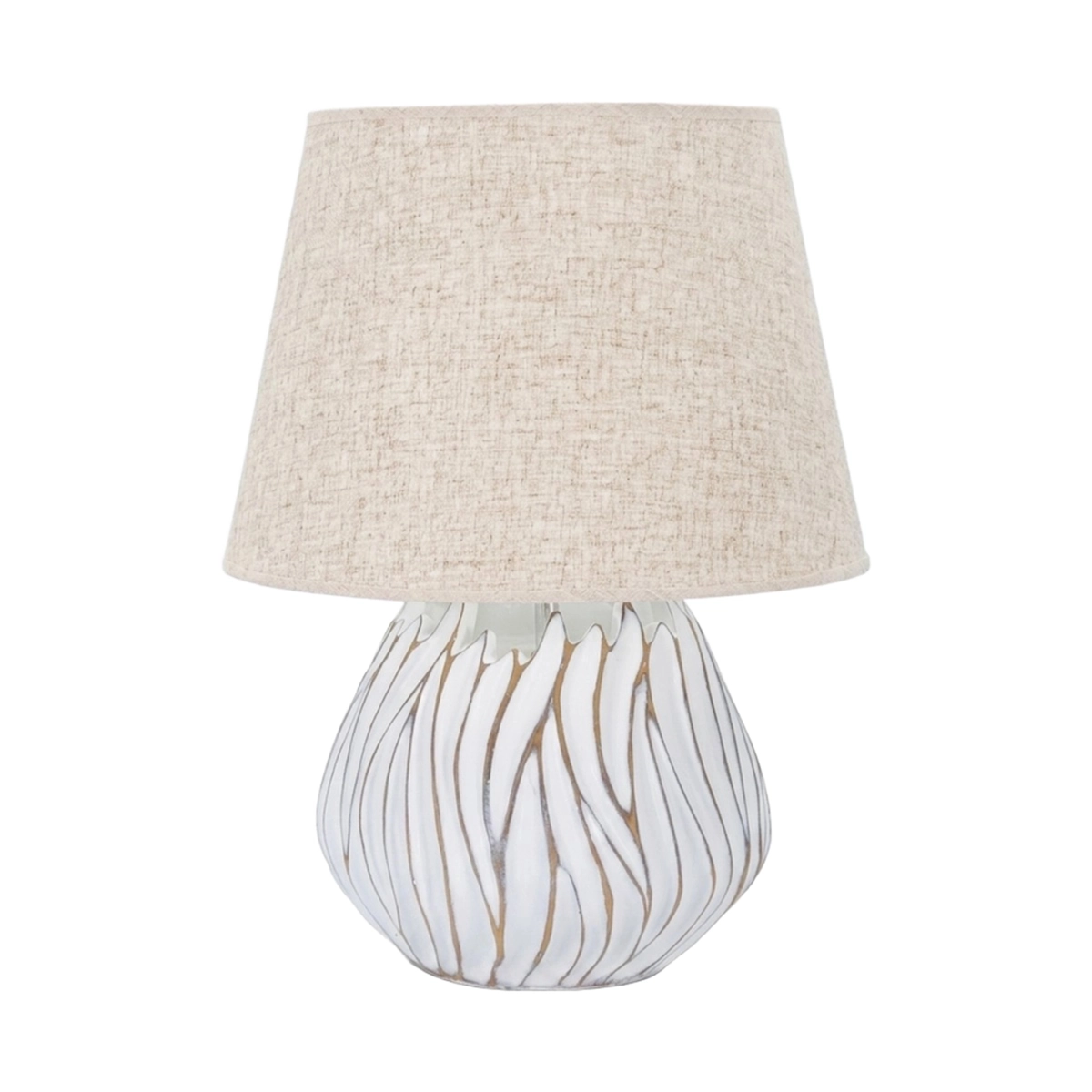 Honduras Table Lamp in Resina with Fabric Shade — 1
