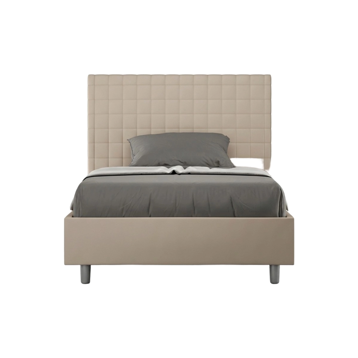 Small double bed 120x200 Sunny P1 Itamoby with storage — 1