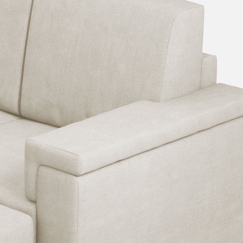Marrak 120P 2-Seater Fabric Sofa with Matching Ottoman Pouf — 7