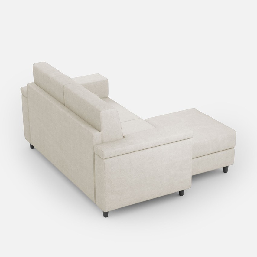 Marrak 120P 2-Seater Fabric Sofa with Matching Ottoman Pouf — 4
