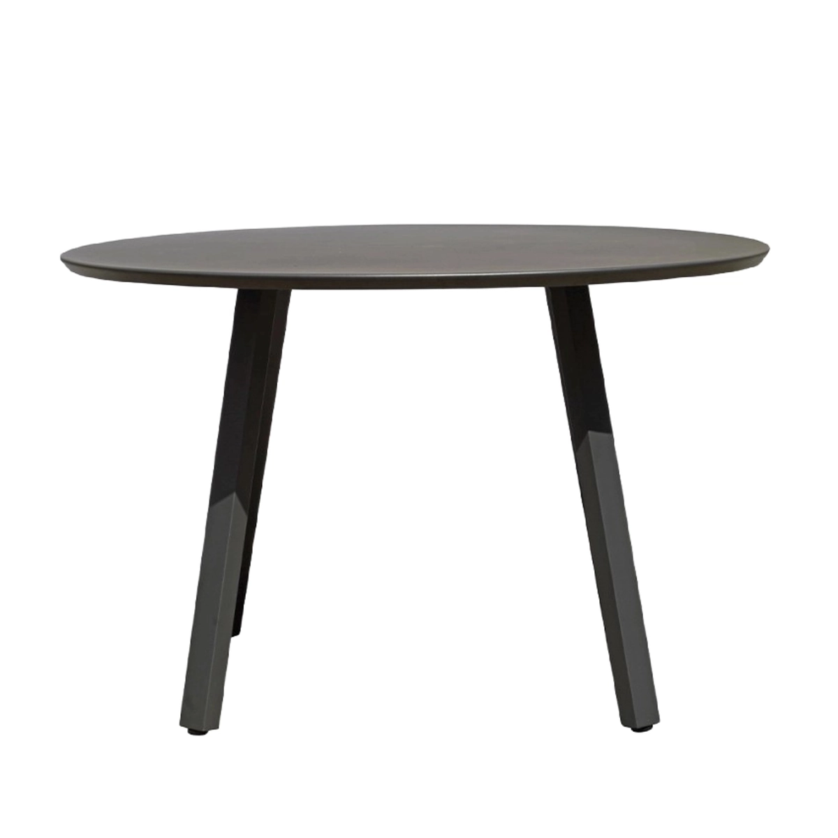 Modern Round Outdoor Dining Table Anthracite 120cm Akron Kedels — 5