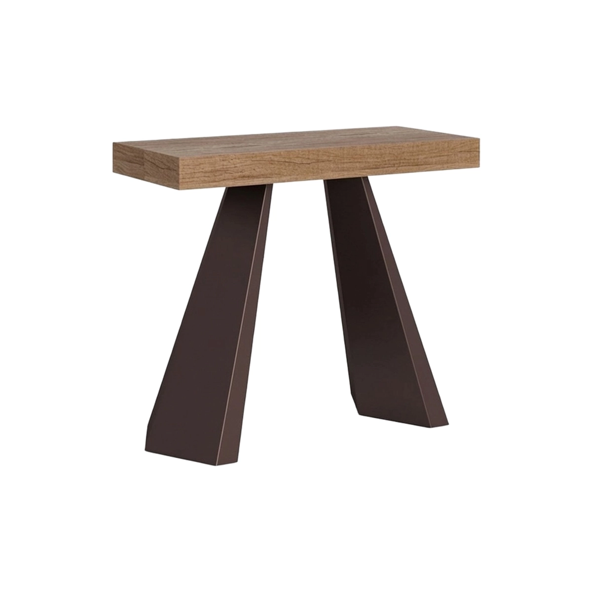 Extendable console dining table Legno 90x40-196cm Diamante Small Premium Oak — 1