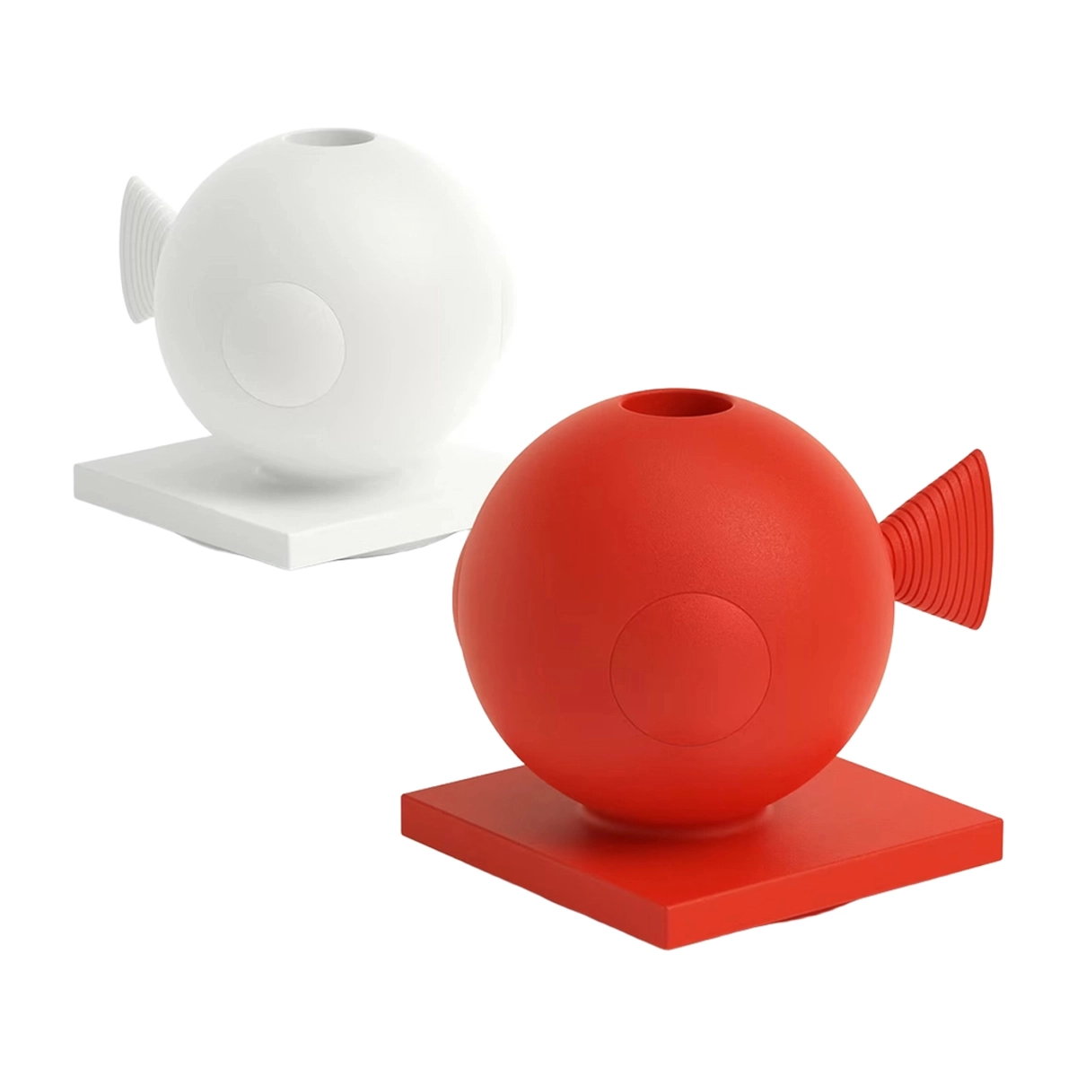 Modern Outdoor Polyethylene Planter Fugu LYXO — 3