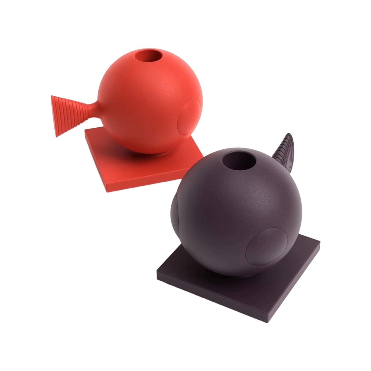 Modern Outdoor Polyethylene Planter Fugu LYXO — 2