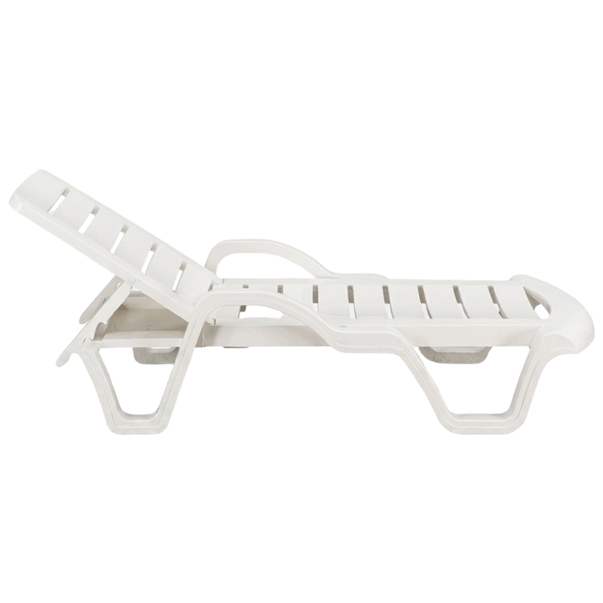 Set of 18 Resort Professional Plastic Pool Sun Loungers — 3