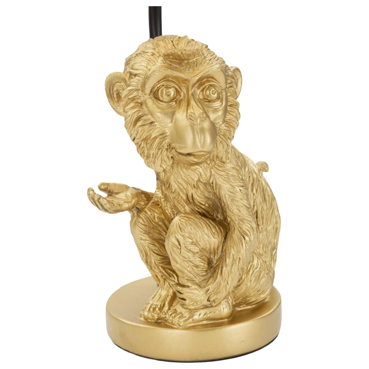 Scimmia Seduta decorative table lamp with lampshade — 4