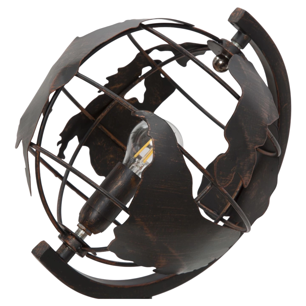World Industry Mauro Ferretti Iron Globe Table Lamp — 4