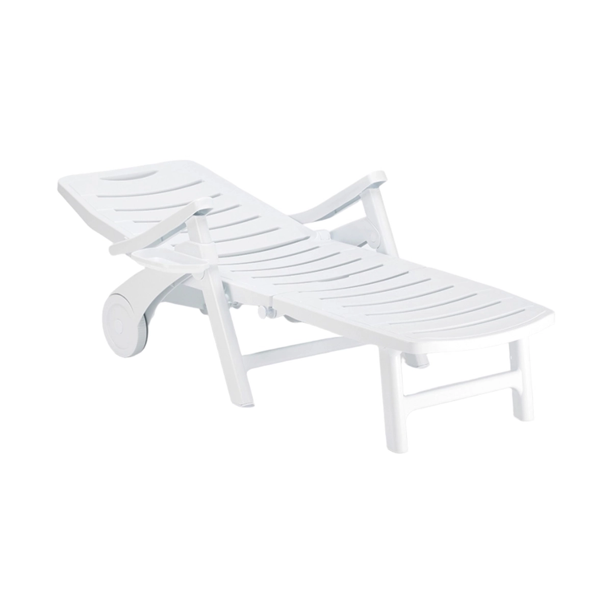 Premiere Grand Soleil folding plastic sun lounger for pool and garden — 3