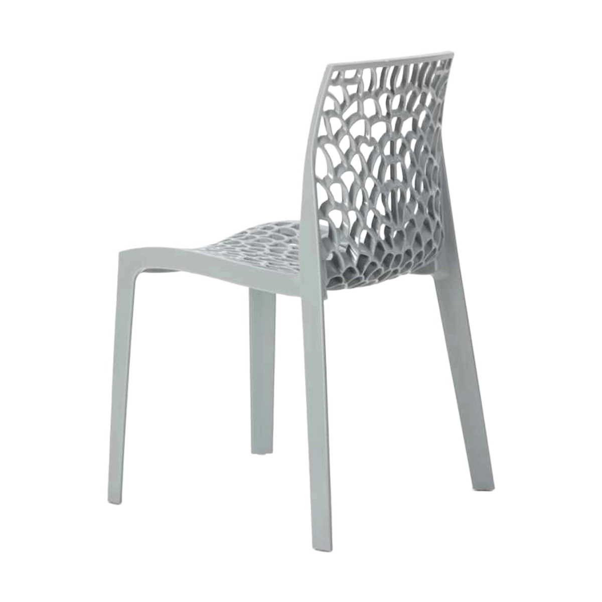 Black Tavolino Quadrato 70x70 cm and 2 Gruvyer Aia chairs Grand Soleil — 3
