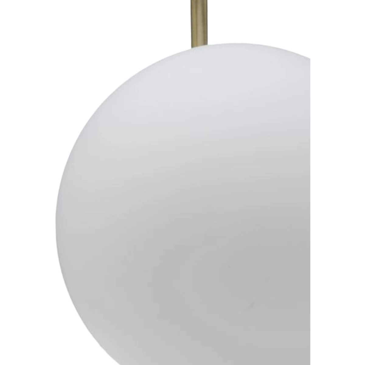 Glamy Low Metal and Vetro Sphere Table Lamp — 4